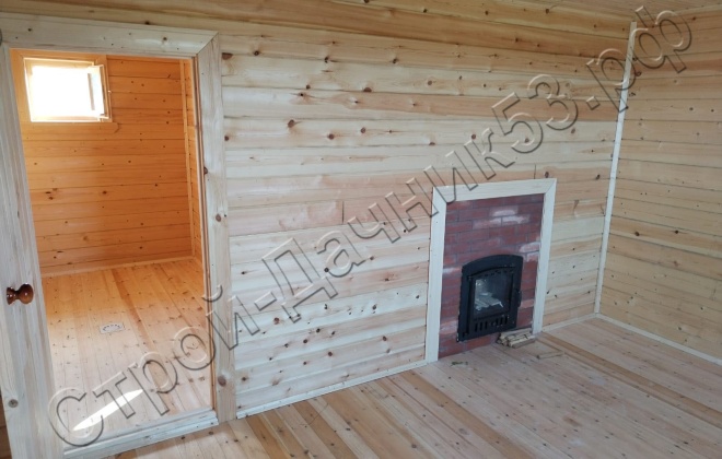 3 Брусовая баня  Б-30, 6х8м, 42 М², Калужская область, г. Жуков (5)